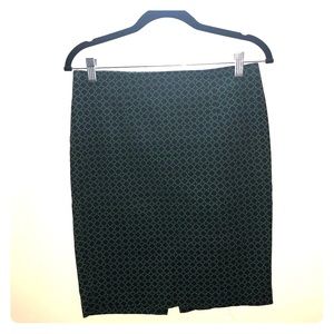 Blue / Green Pencil Skirt